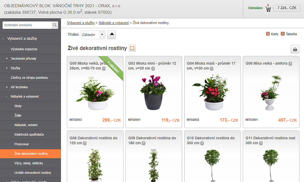 Objednávkový blok pro Brněnské veletrhy Objednávkový blok pro Brněnské veletrhy